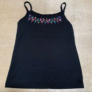 Freestyle Gem Studded Swim Top Size 12 Girls